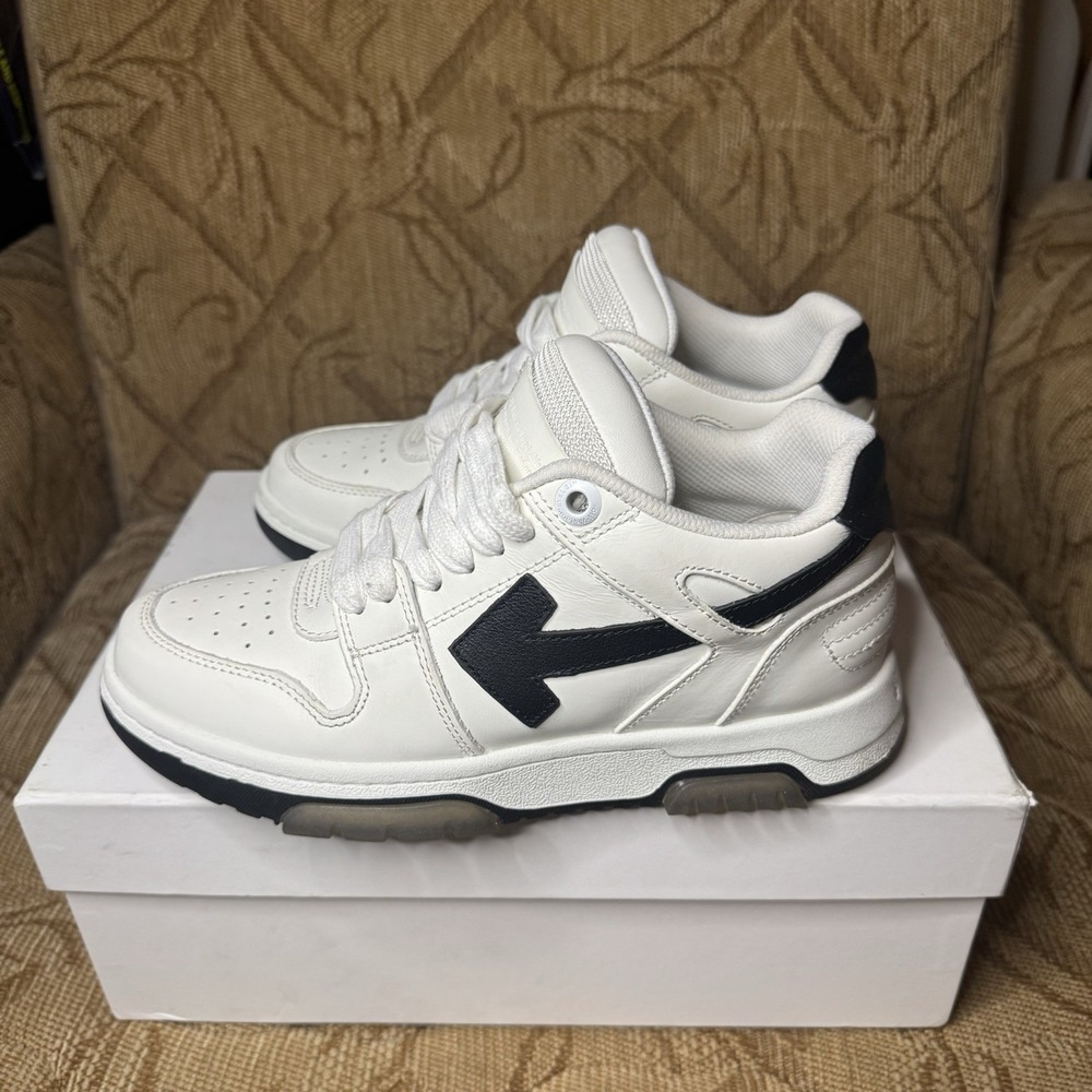 Women's Size 38 - Off-White Out of Office Beige Lightly Worn! Comes with box! - Picture 2 of 10